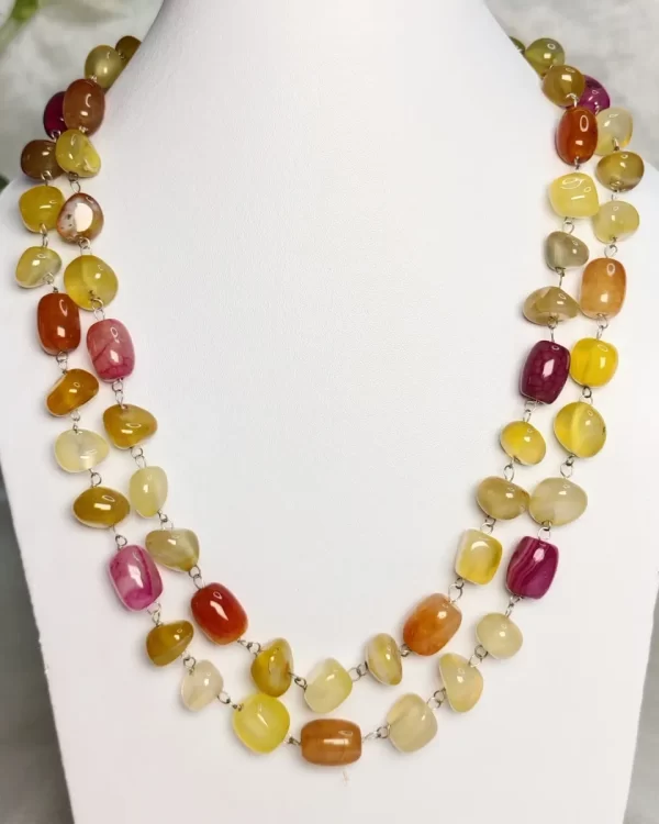 Pineapple Cracker - DN0378 - Chain linked for a power show, tumbles in all shades of the hot tropics get together in this 1920-s flapper style for you to have your own personal magical spell of 36” of charm and panache.