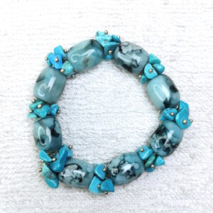 Turquoise Chips Doree Designs Bracelet DB-0109