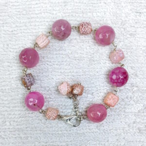 Pink Posy Doree Designs Bracelet DB-0132
