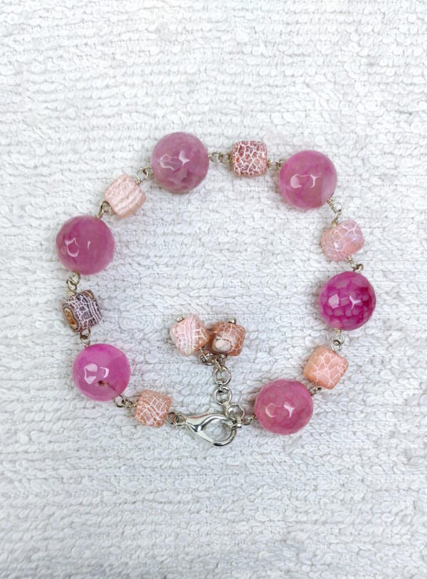 Pink Posy Doree Designs Bracelet DB-0132