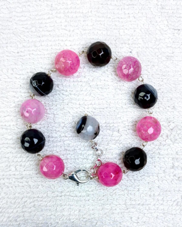 Pink Polka Dots Doree Designs Bracelet